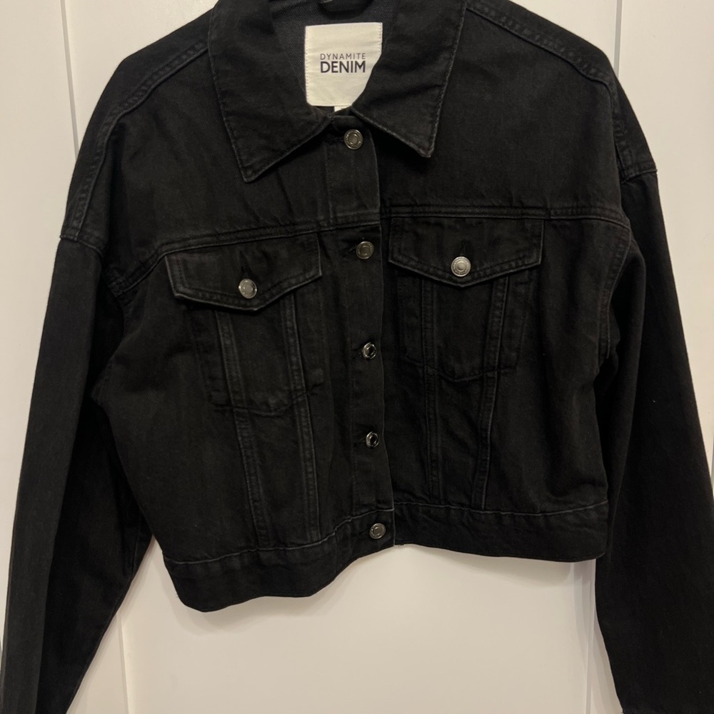 Dynamite Black Denim Jacket